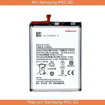 Thay pin Samsung M52 5G